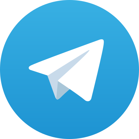 Telegram follow logo
